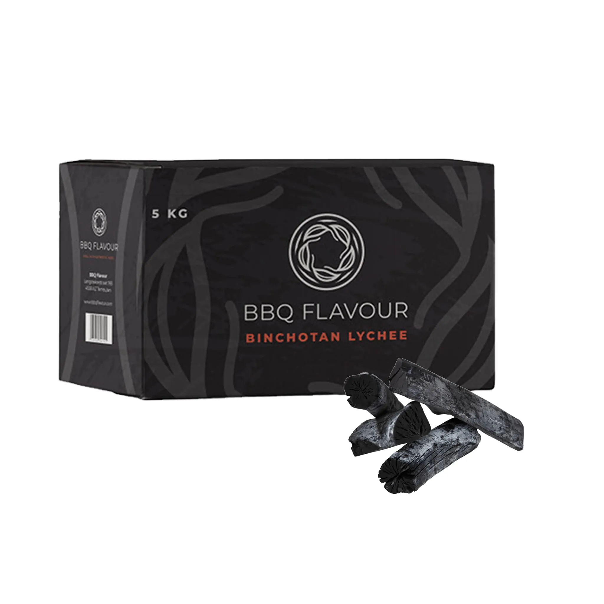 BBQ Flavour Japanese White Lychee Binchotan Charcoal, 5kg