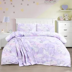 BED SET PEGASUS PALACE PINK - KING