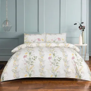 BED SHEET GREEN FLORAL-KING