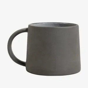 Black and White Stoneware Mug