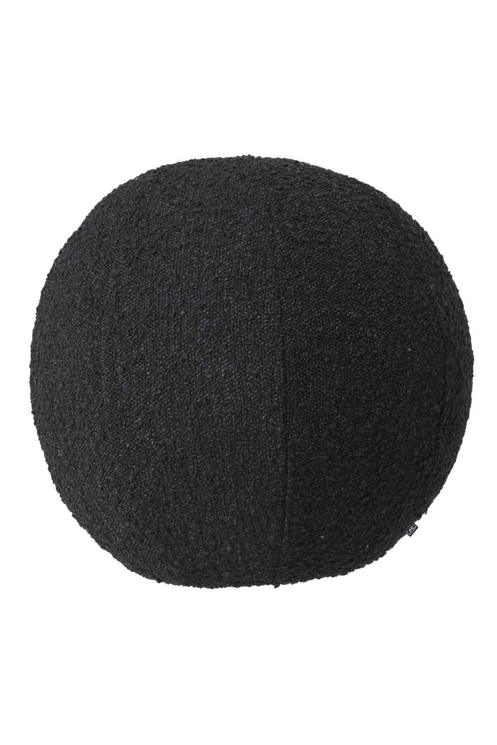 Black Boucl√© Ball Cushion | Eichholtz Palla