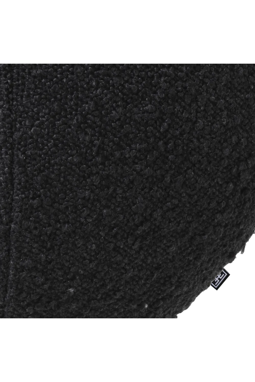 Black Boucl√© Ball Cushion | Eichholtz Palla