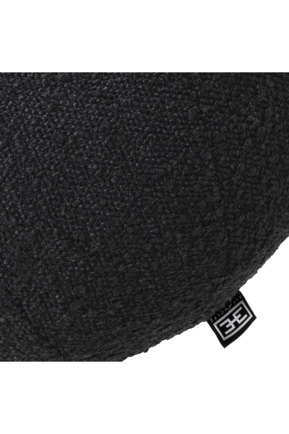 Black Boucl√© Ball Cushion | Eichholtz Palla