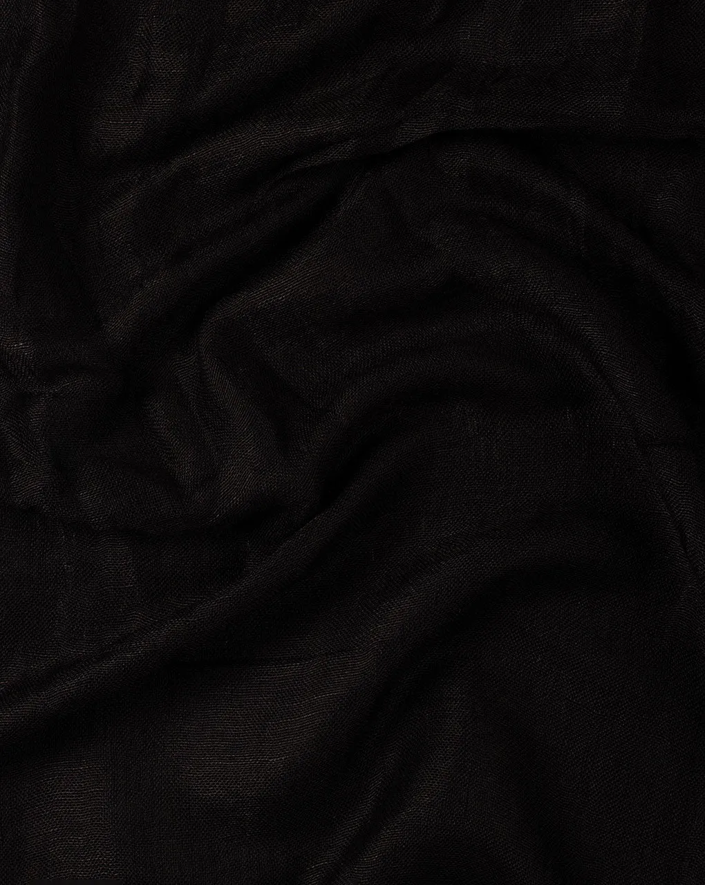 Black Plain Woven Bhagalpuri Viscose Stole