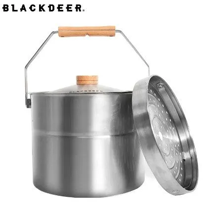 Blackdeer Alat Kukus Makanan Panci Steamer Camping Pot BD12016404