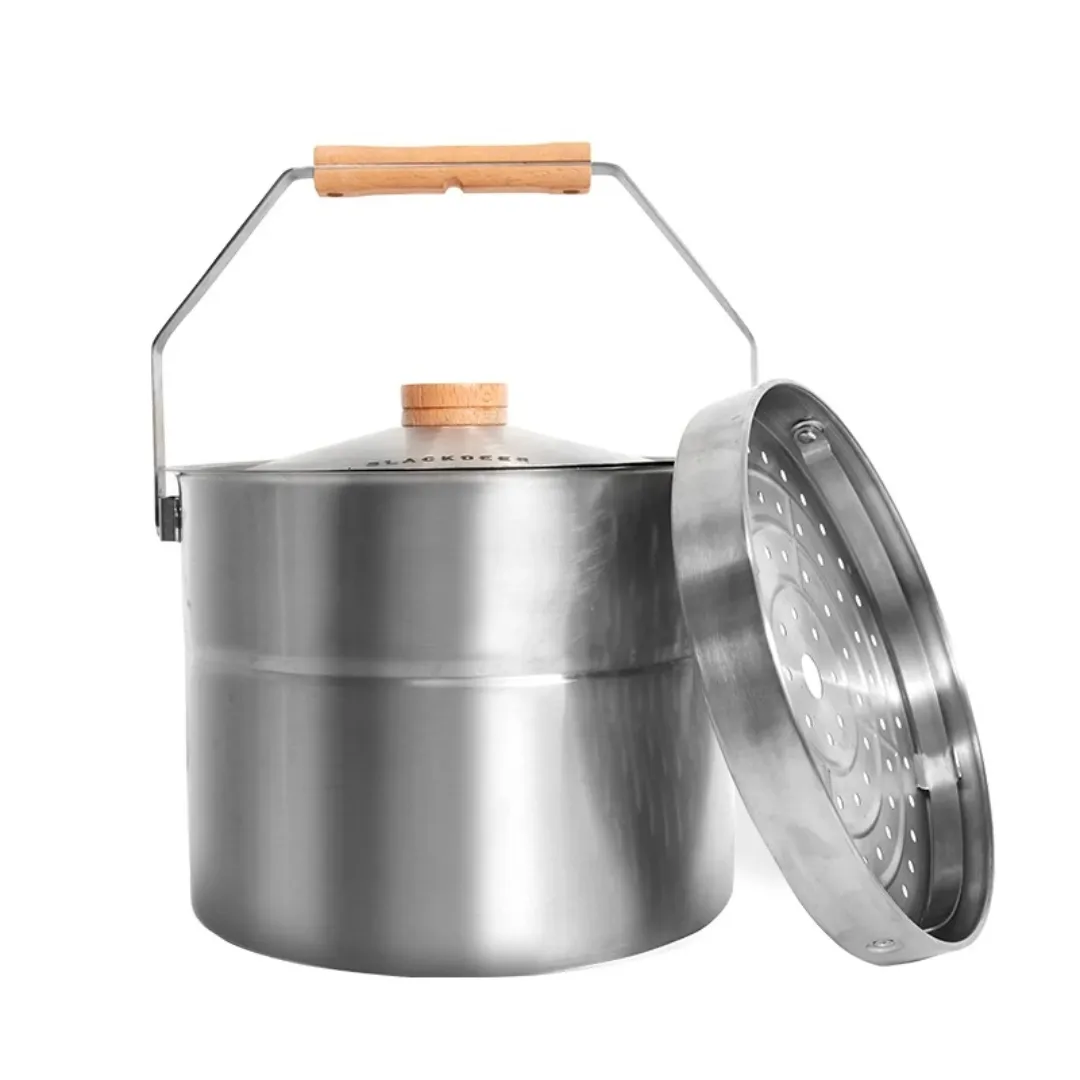 Blackdeer Alat Kukus Makanan Panci Steamer Camping Pot BD12016404