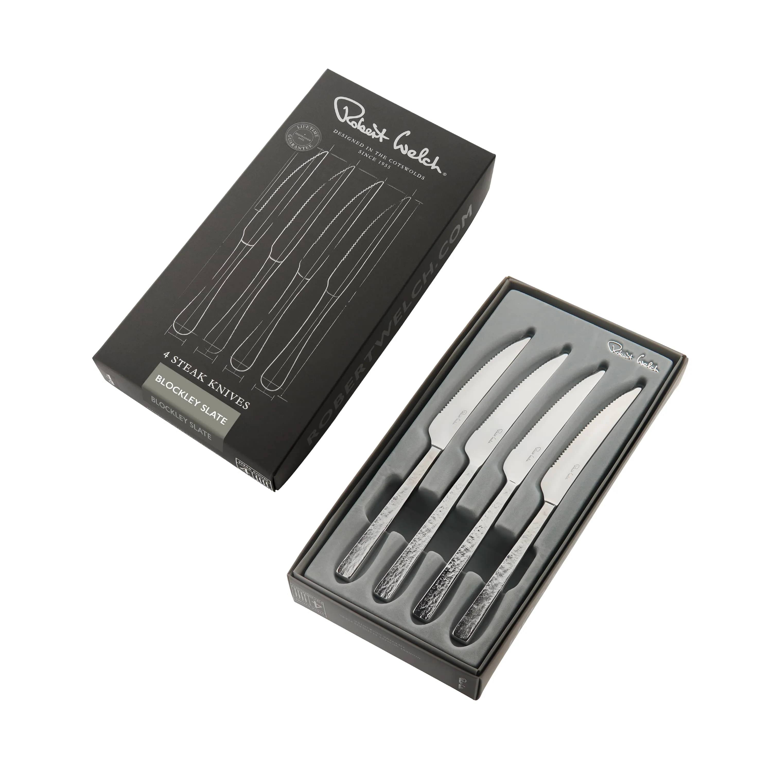 Blockley Slate Bright Steak Knife, Set of 4