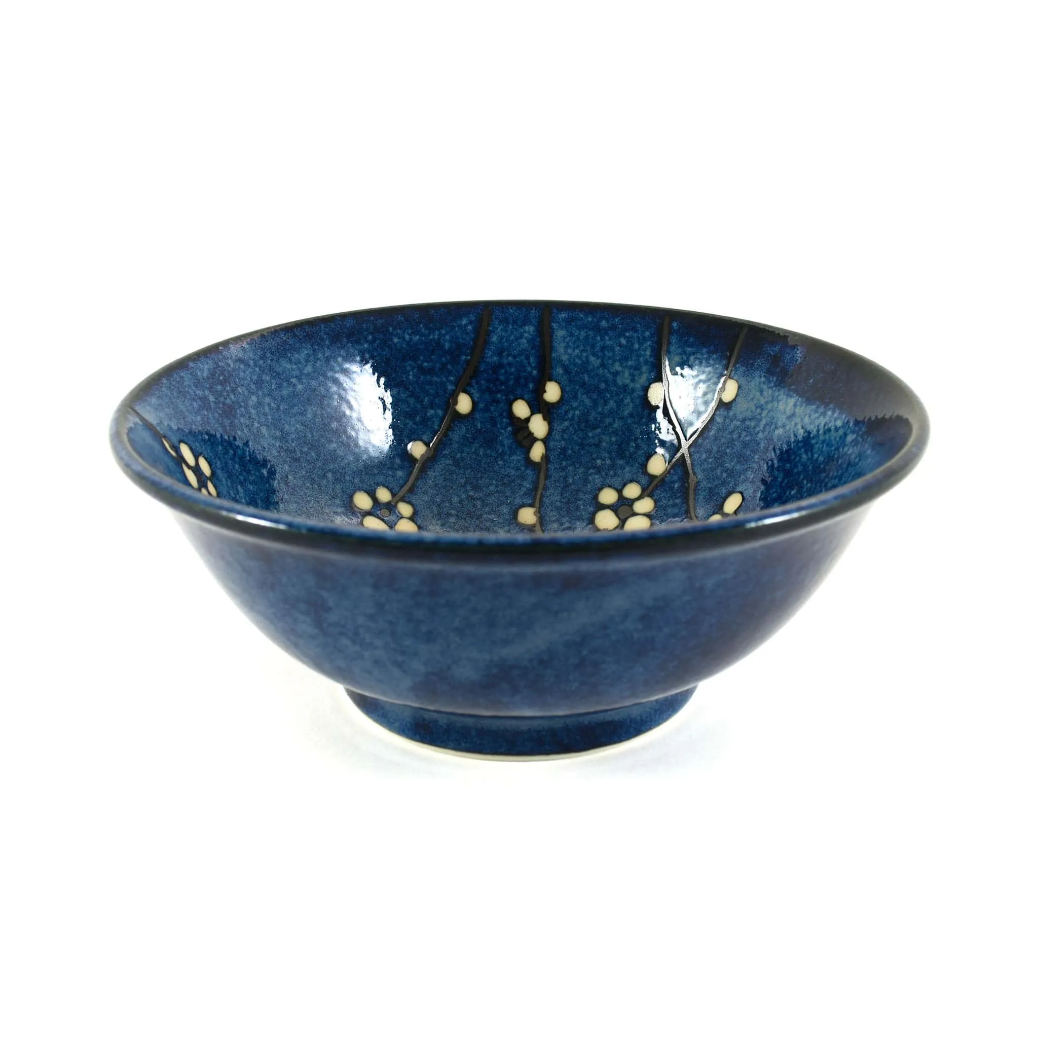 Blue Sakura Ramen Bowl, 21cm