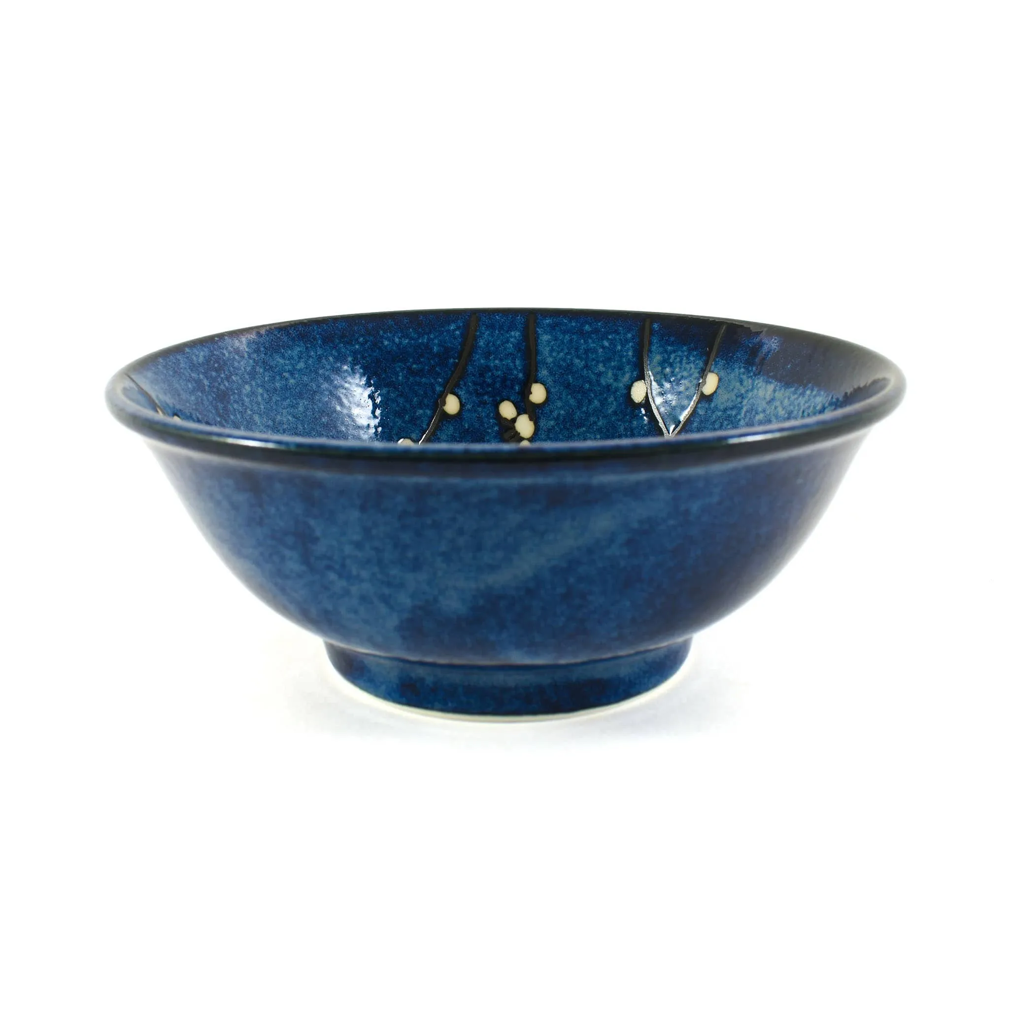 Blue Sakura Ramen Bowl, 21cm