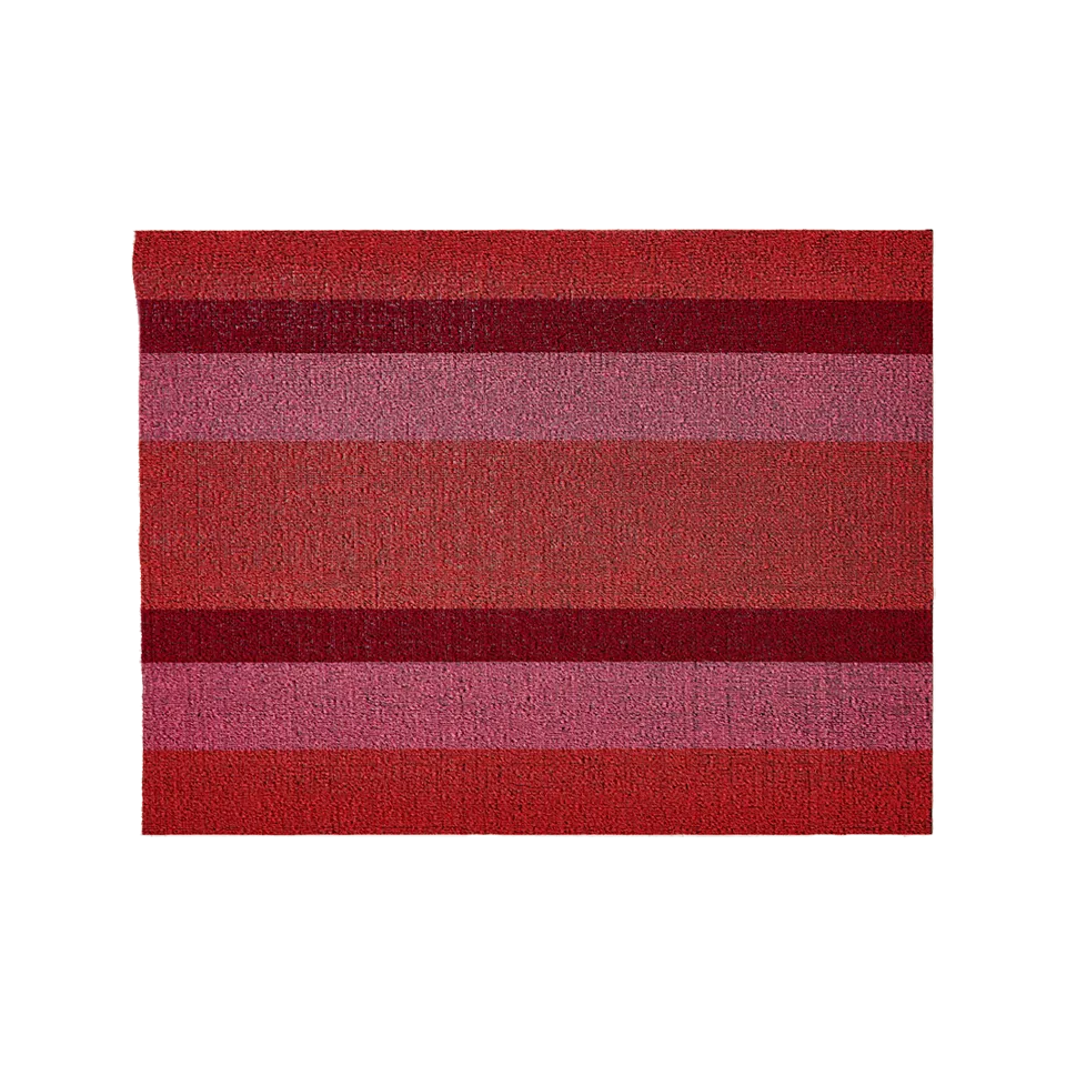 BOLD STRIPE SHAG UTLITY MAT, PUNCH