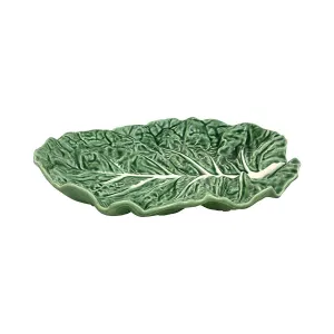 Bordallo Pinheiro Cabbage Leaf Oval Platter