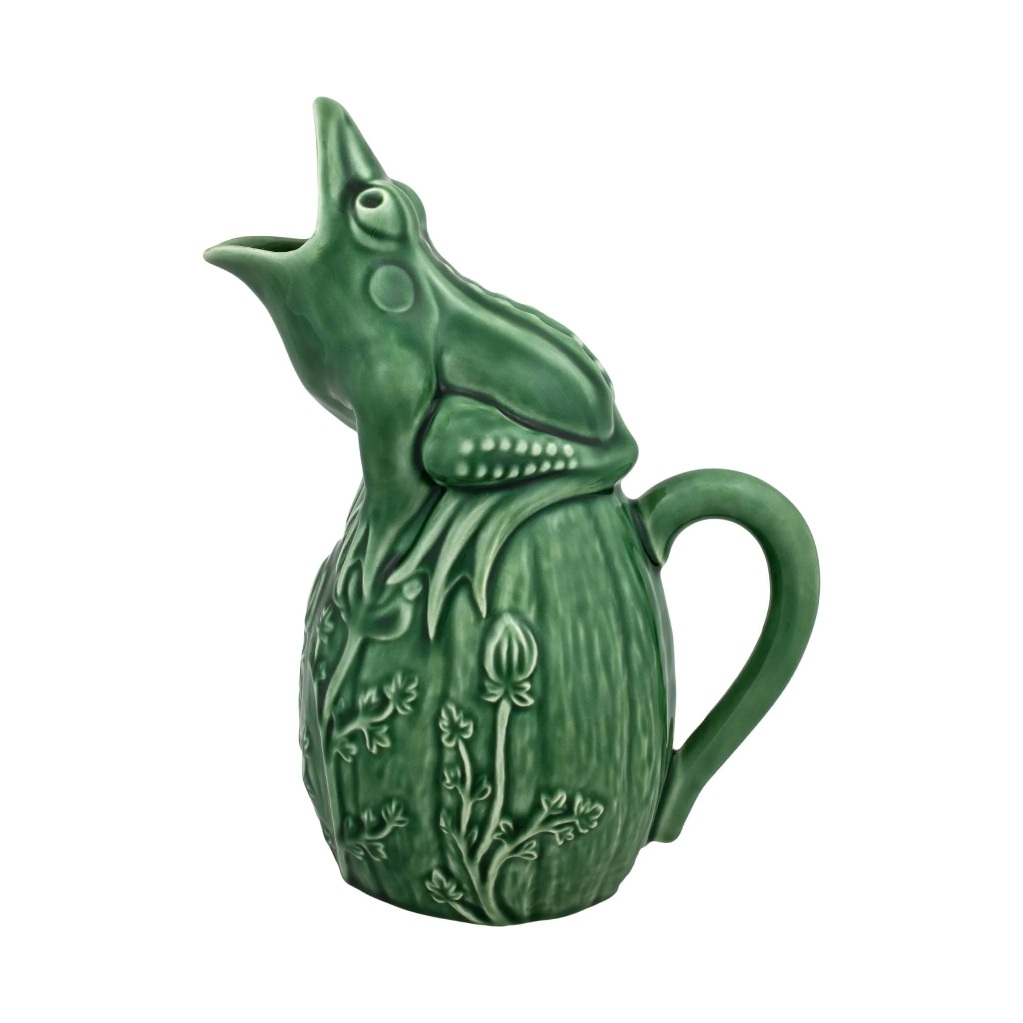 Bordallo Pinheiro Green Frog Pitcher