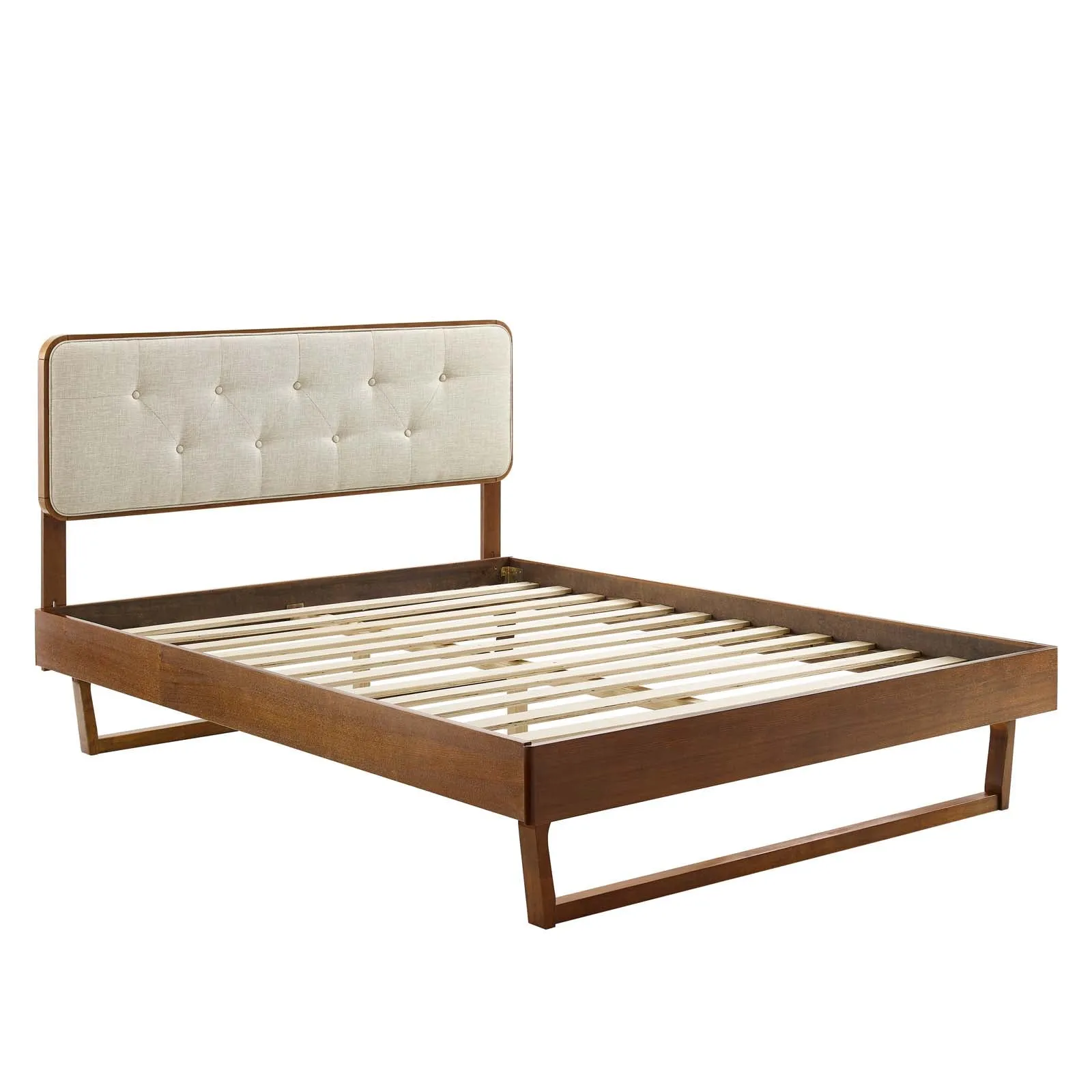 Bridgette Wood Platform Bed With Angular Frame by Modway