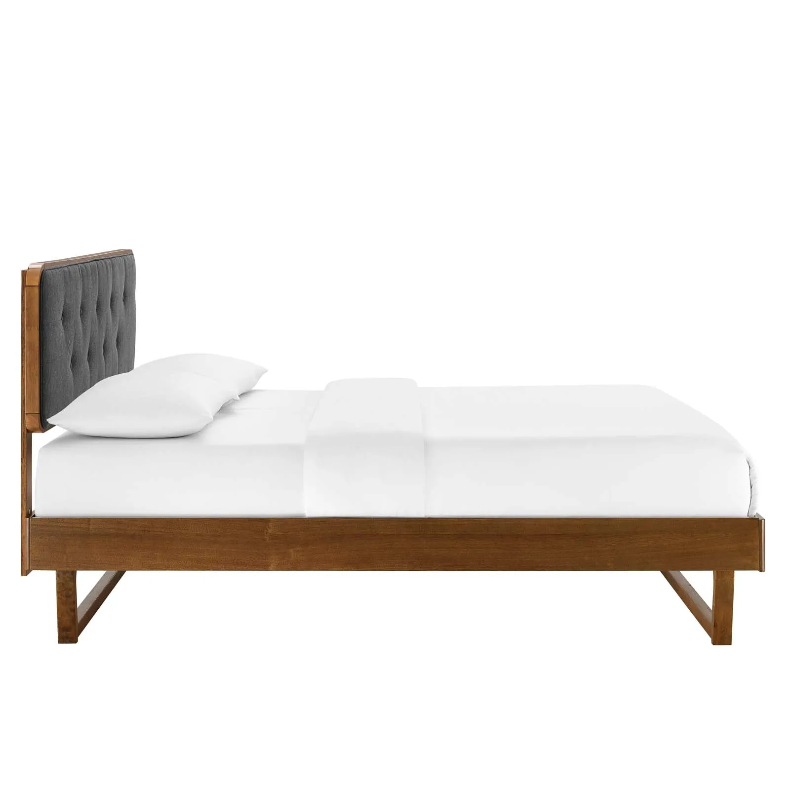 Bridgette Wood Platform Bed With Angular Frame by Modway