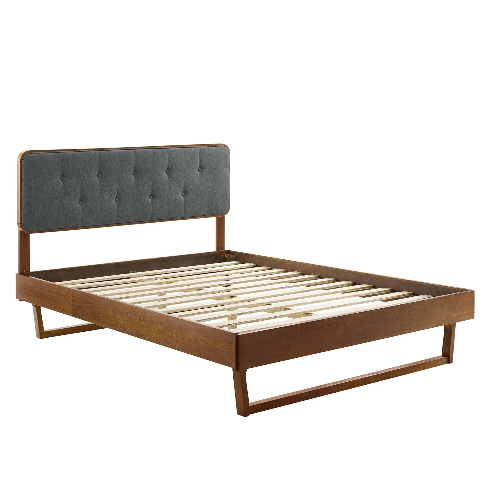 Bridgette Wood Platform Bed With Angular Frame by Modway