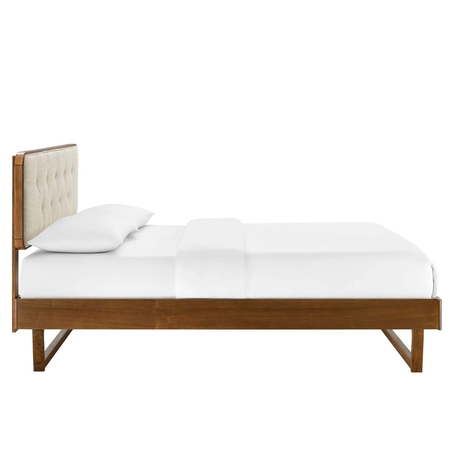 Bridgette Wood Platform Bed With Angular Frame by Modway