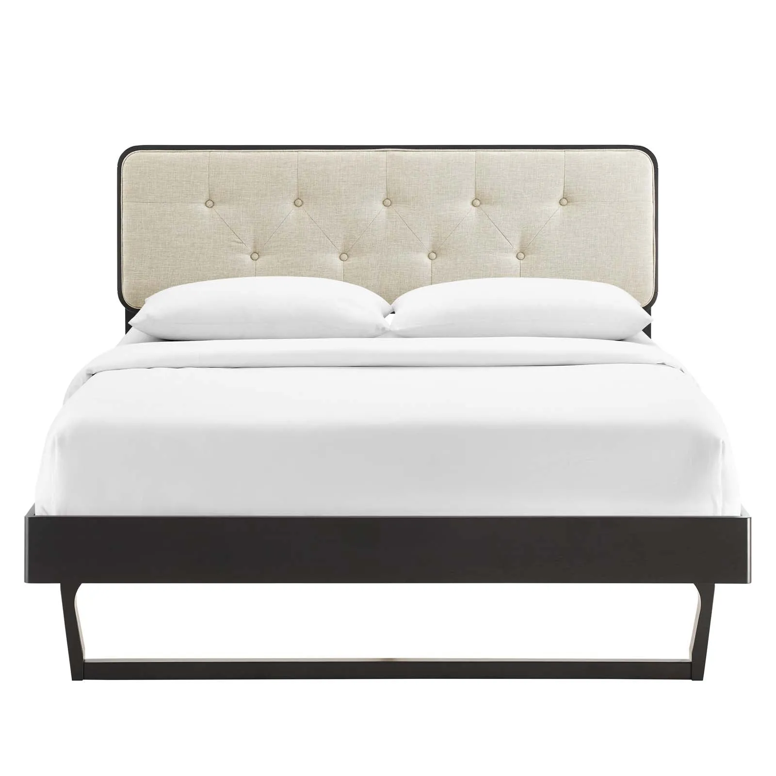 Bridgette Wood Platform Bed With Angular Frame by Modway