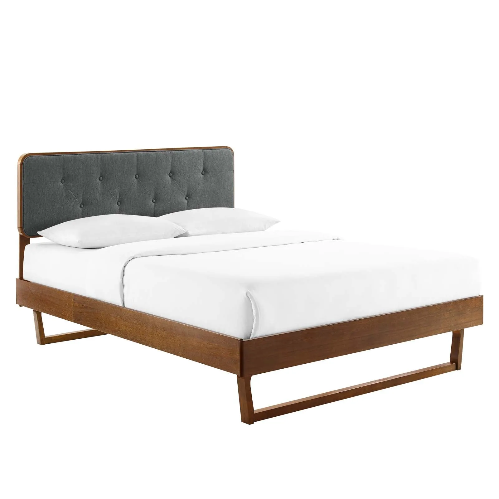 Bridgette Wood Platform Bed With Angular Frame by Modway