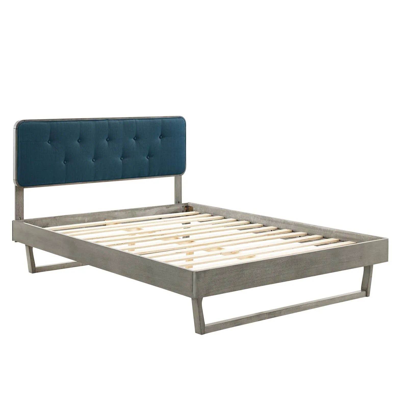 Bridgette Wood Platform Bed With Angular Frame by Modway