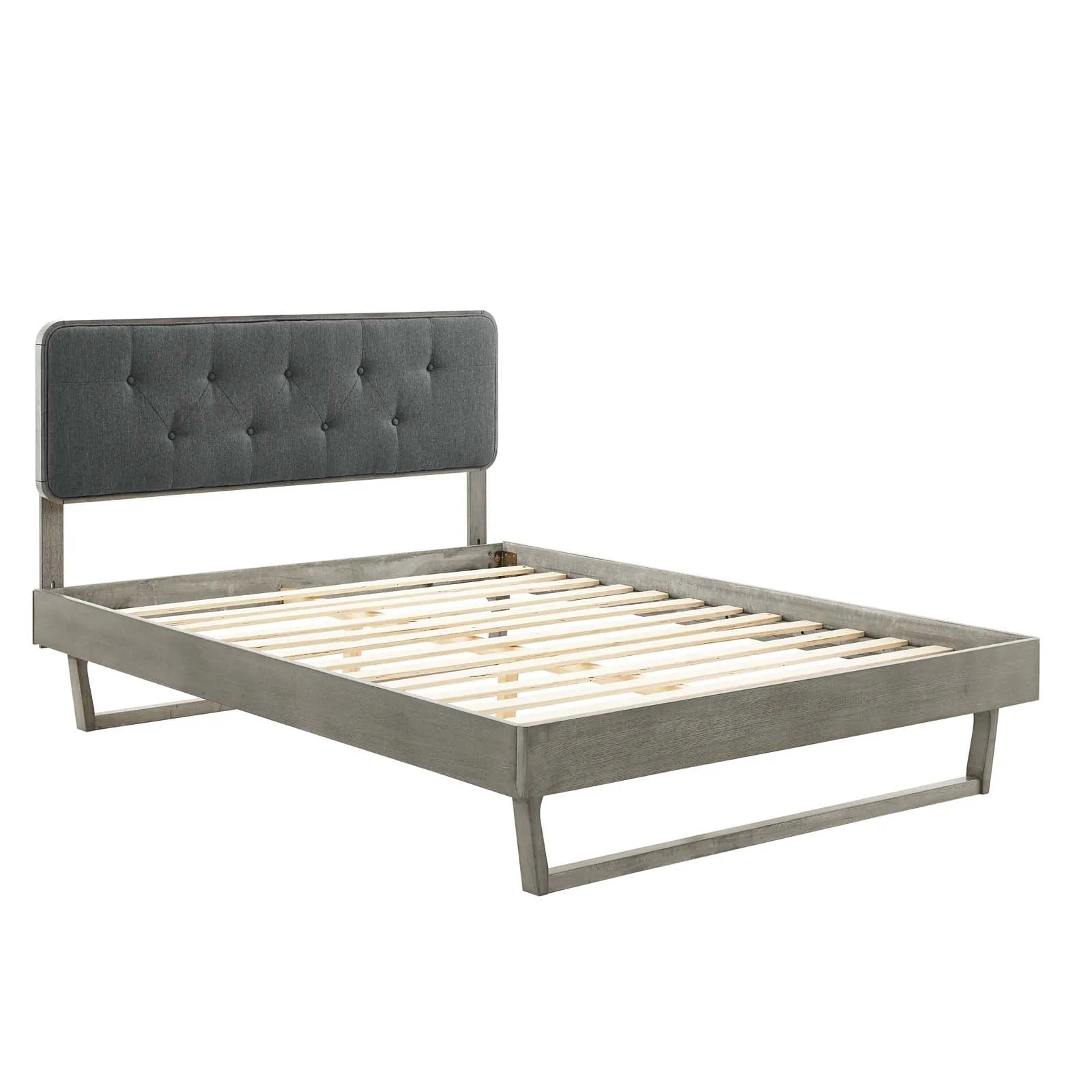 Bridgette Wood Platform Bed With Angular Frame by Modway