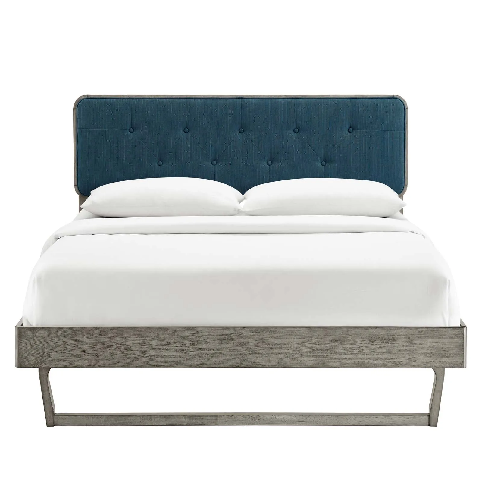 Bridgette Wood Platform Bed With Angular Frame by Modway