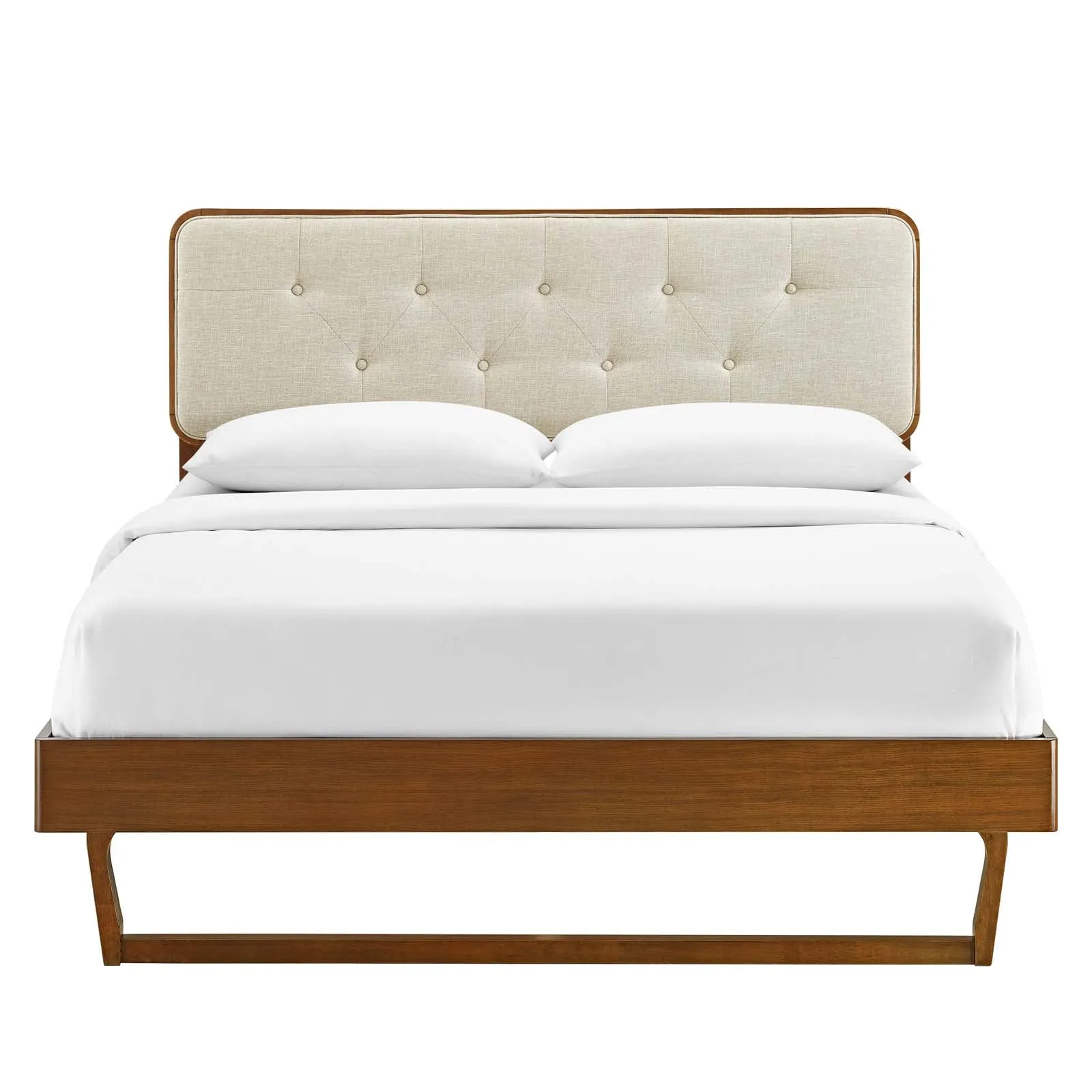 Bridgette Wood Platform Bed With Angular Frame by Modway