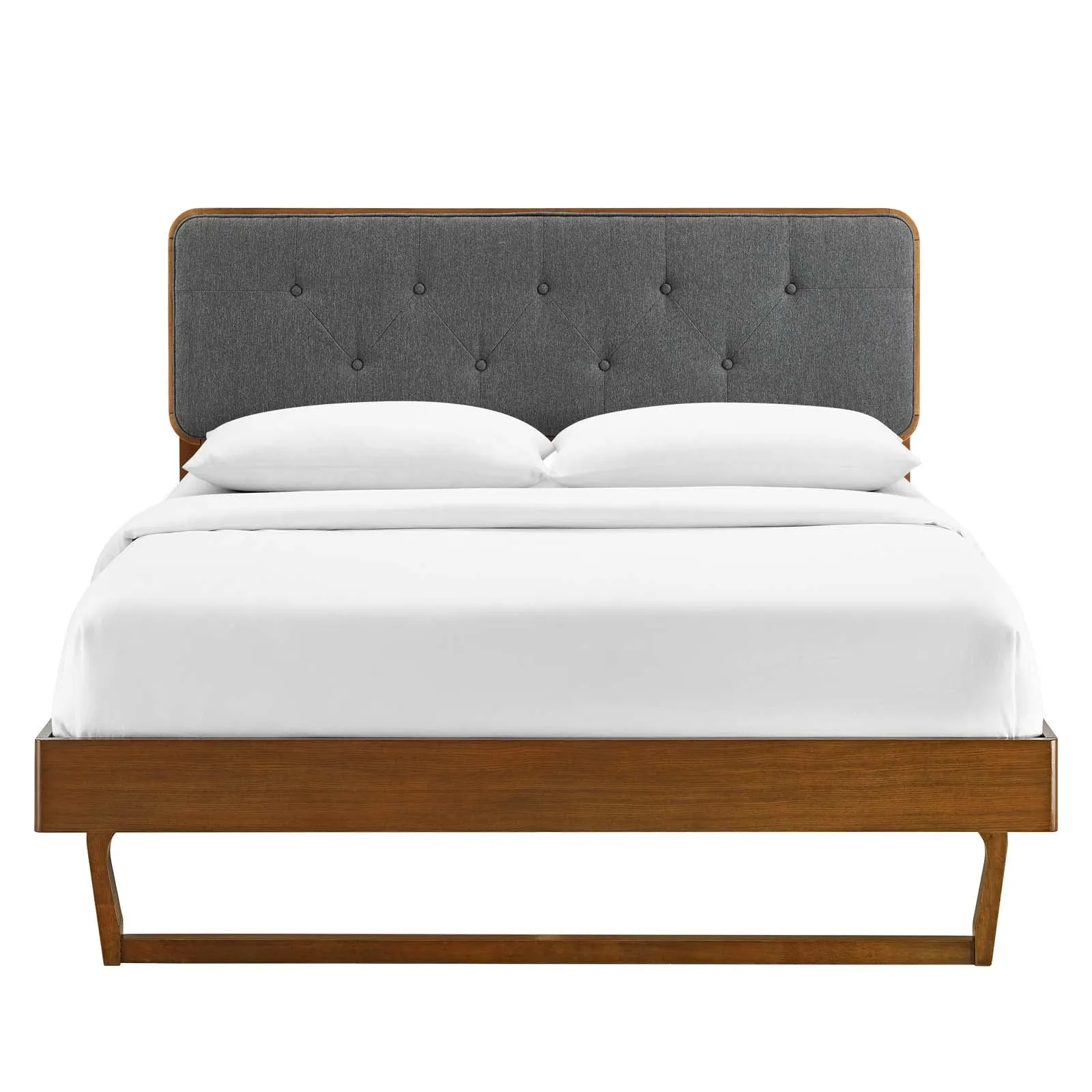 Bridgette Wood Platform Bed With Angular Frame by Modway