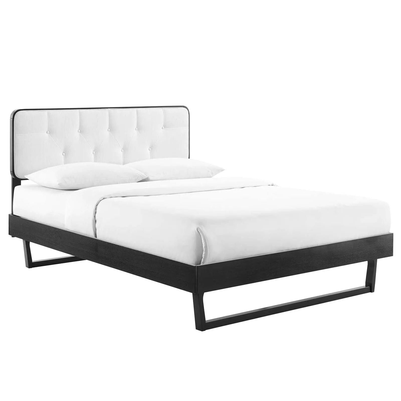 Bridgette Wood Platform Bed With Angular Frame by Modway