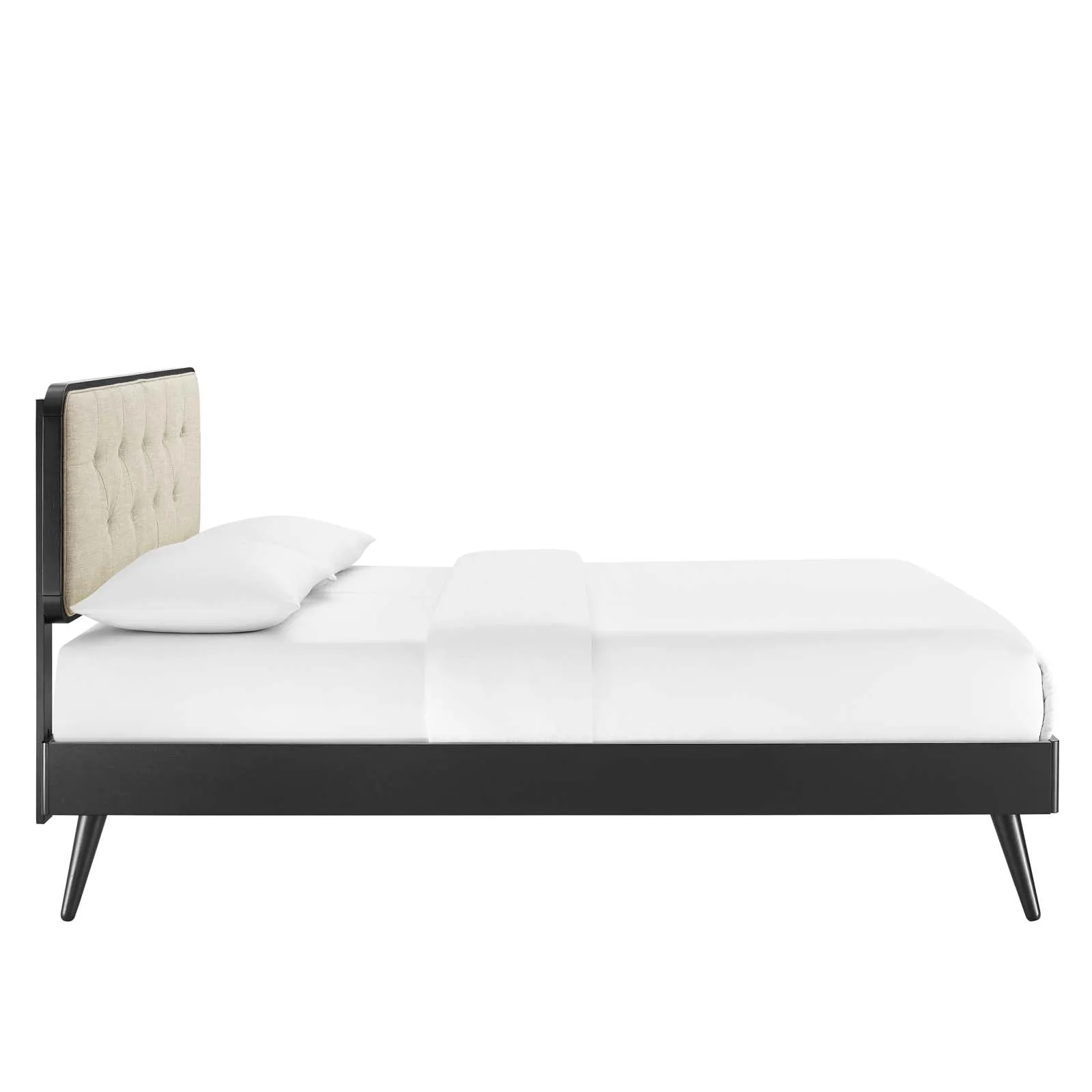 Bridgette Wood Platform Bed With Splayed Legs by Modway