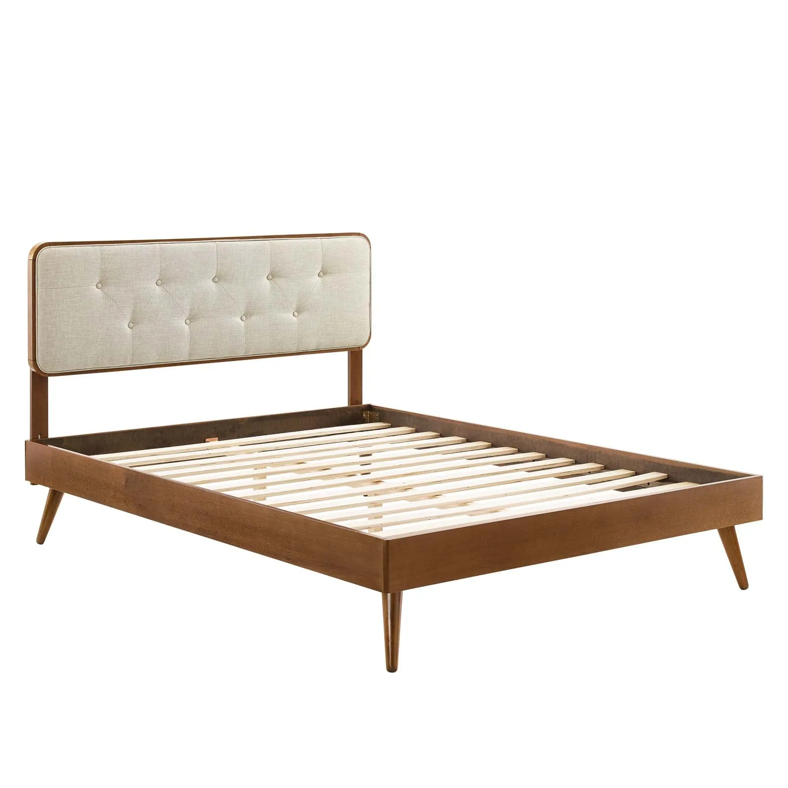 Bridgette Wood Platform Bed With Splayed Legs by Modway