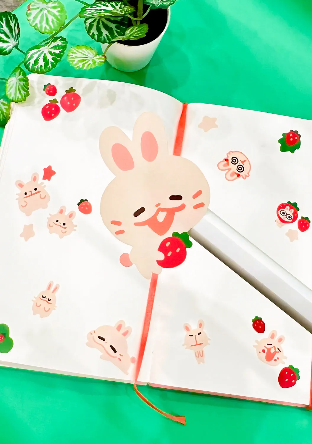 BUNNY sticker sheet