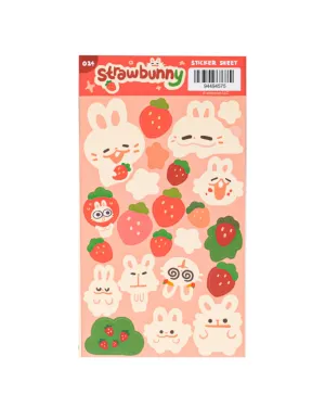 BUNNY sticker sheet