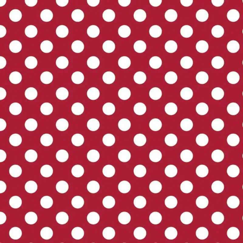 Camelot Fabric, Polka Dots, Crimson, Mixology 21005