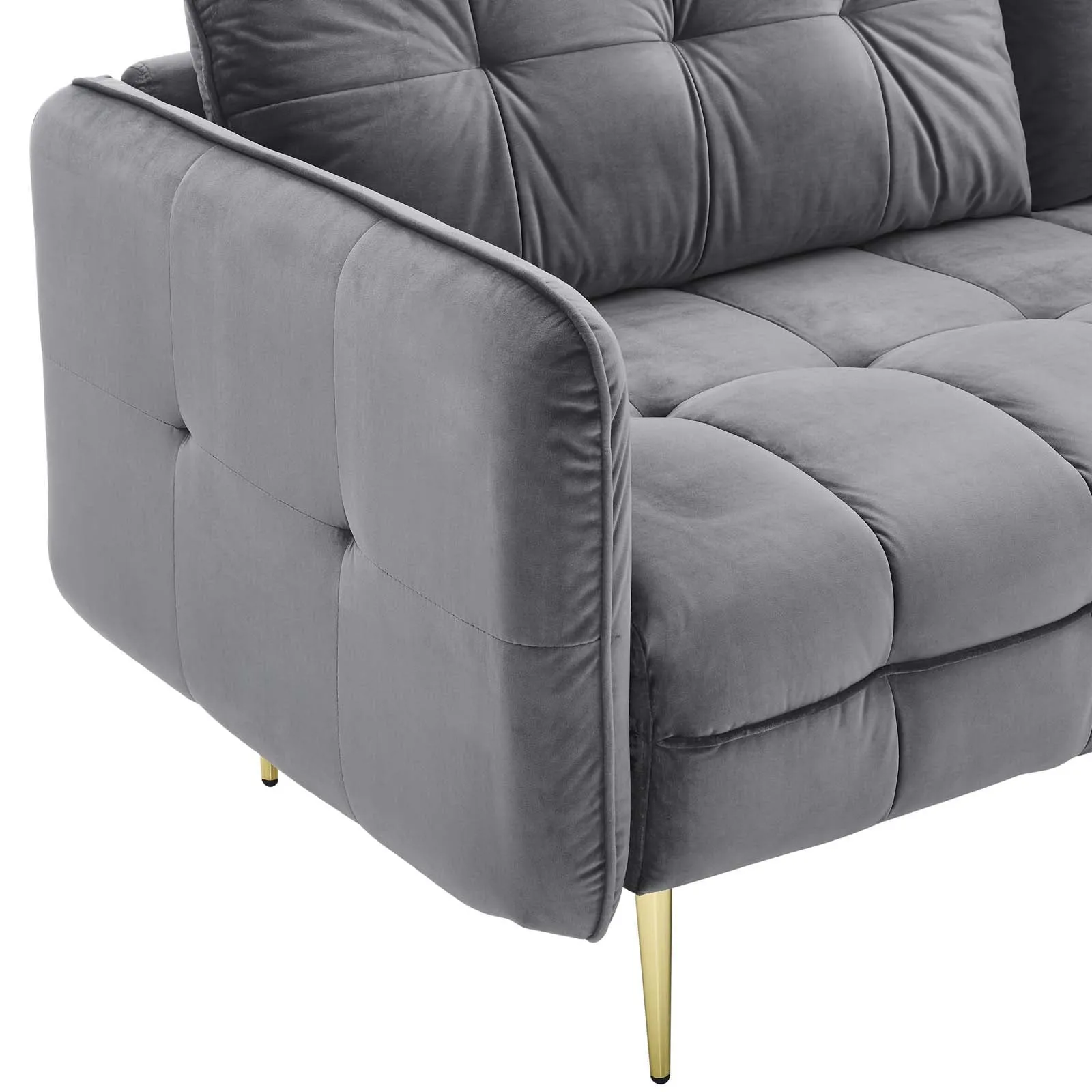 Cameron Tufted Performance Velvet Sofa by Modway