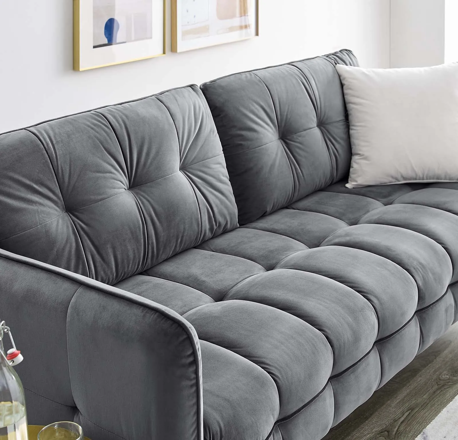 Cameron Tufted Performance Velvet Sofa by Modway