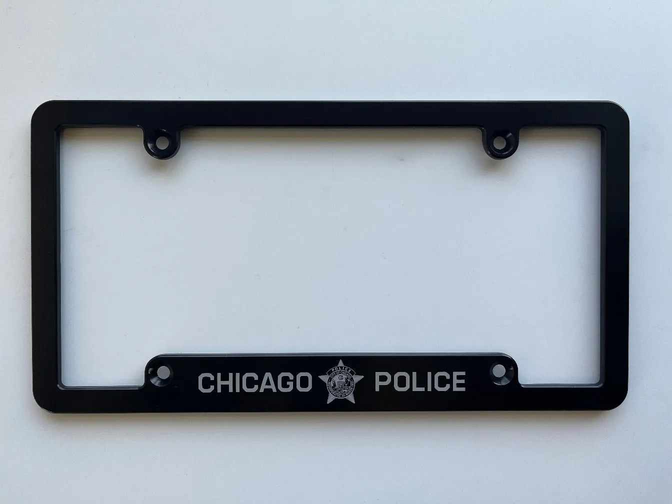 Chicago Police License Plate Frame