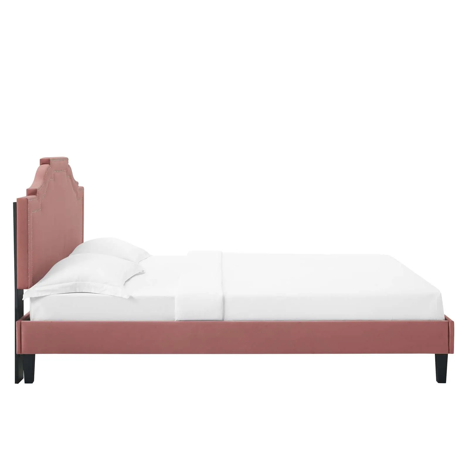 Clara Performance Velvet Platform Bed by Modway