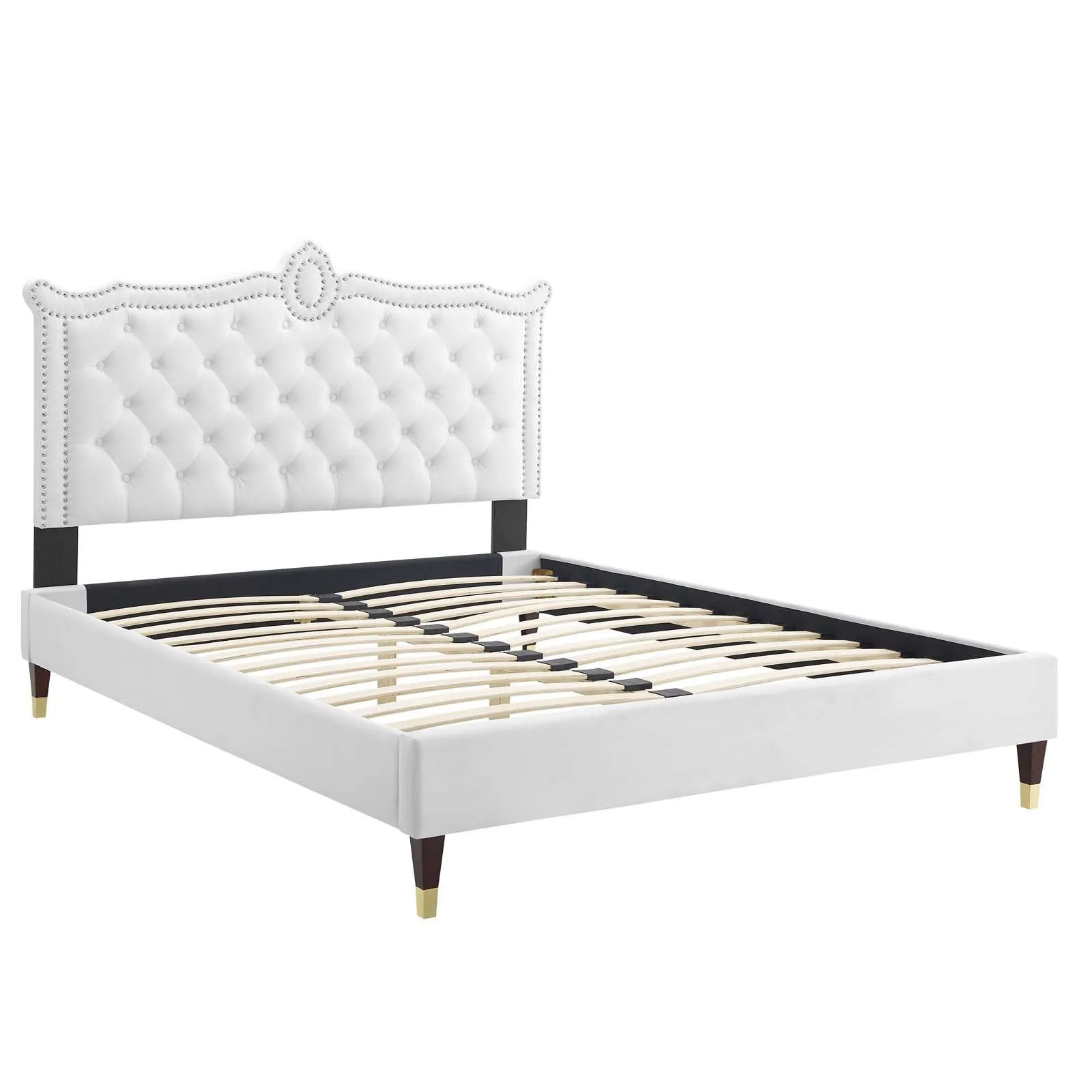 Clara Performance Velvet Platform Bed by Modway