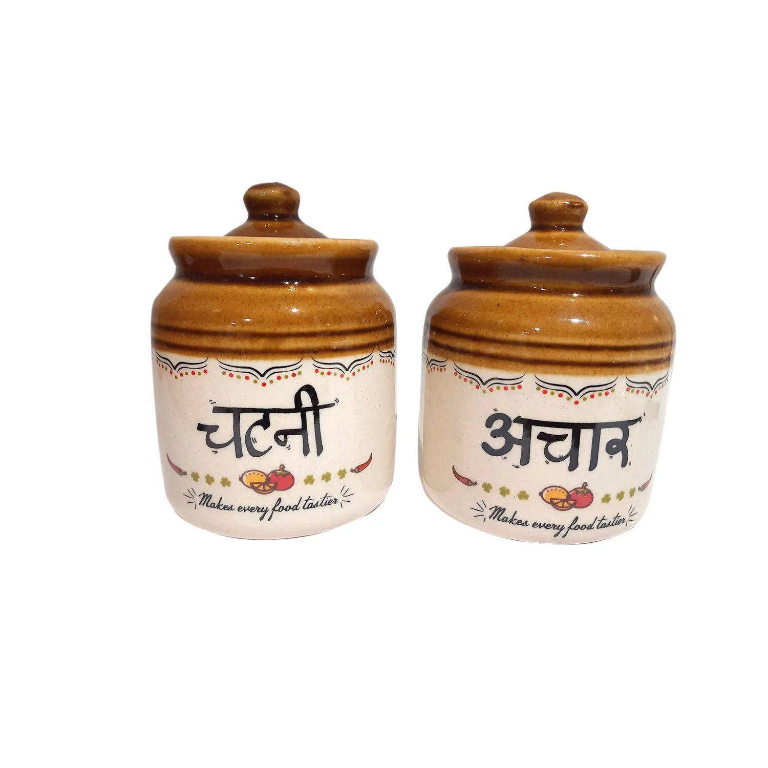 Classic Chutney Achar Jar (Set of 2) - 10 cm