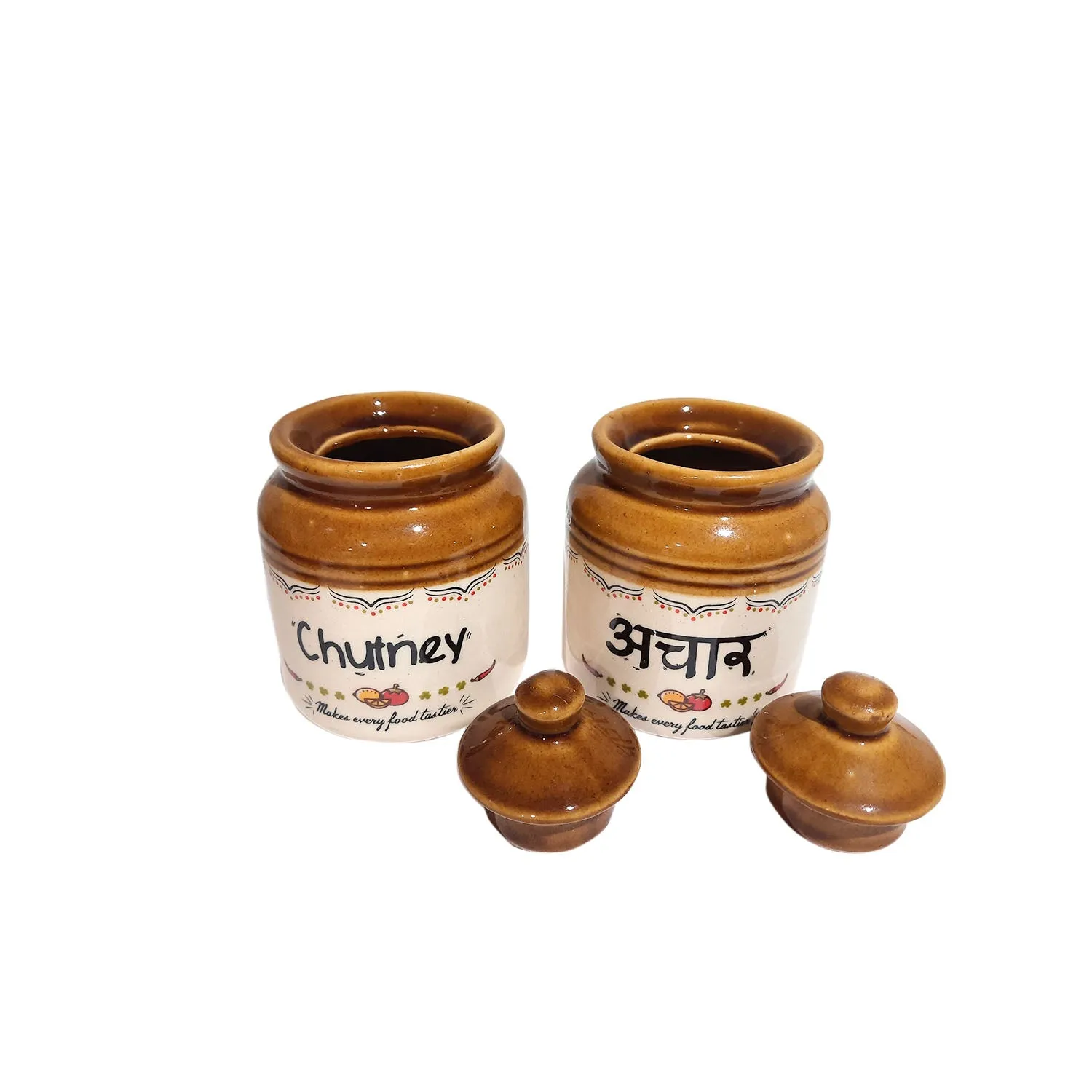 Classic Chutney Achar Jar (Set of 2) - 10 cm