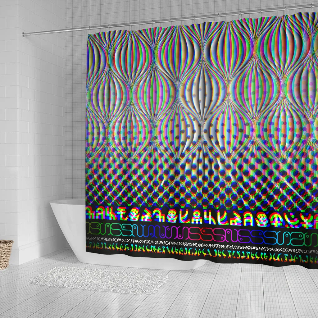 Codified Shower Curtain