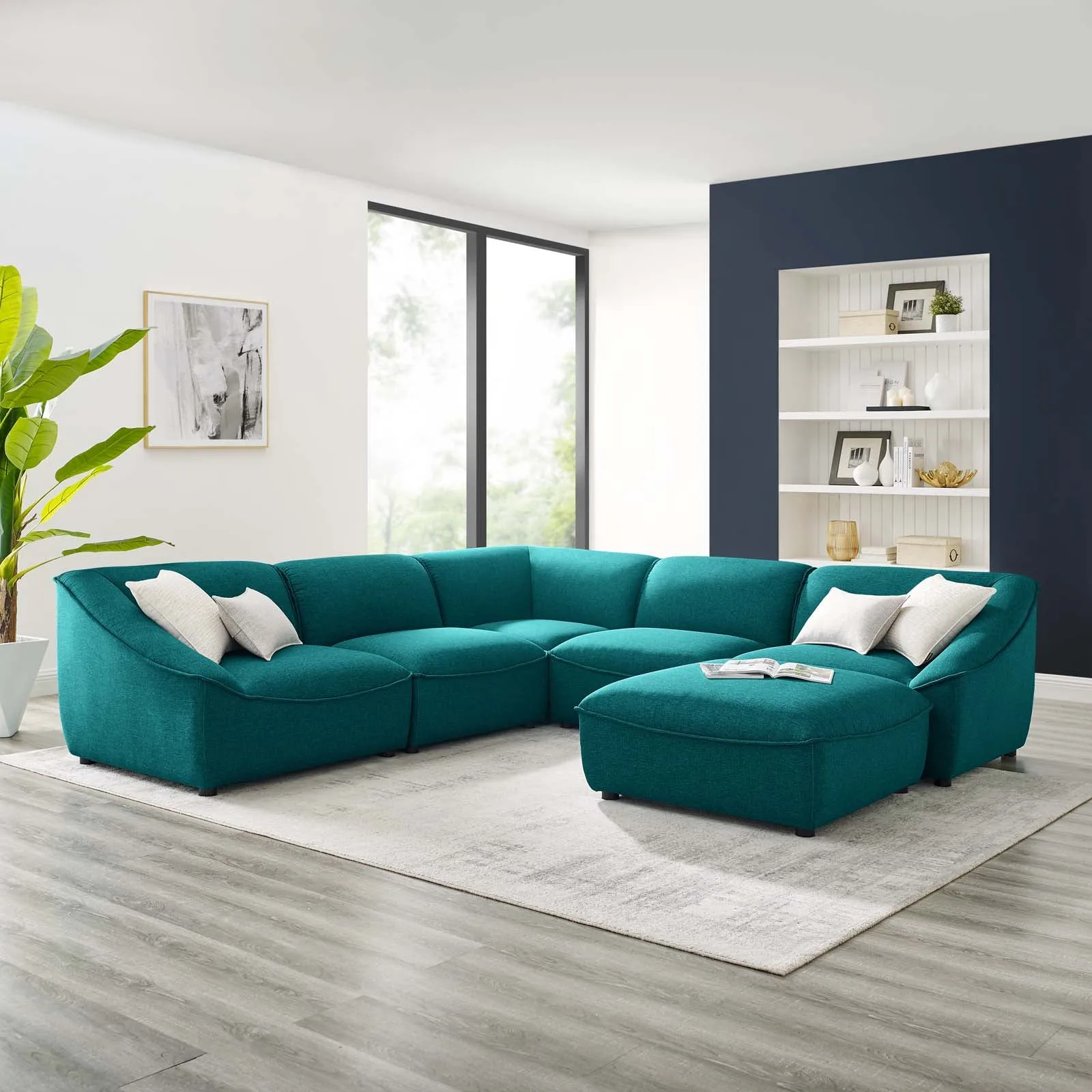 Comprise 6-Piece Sectional Sofa by Modway