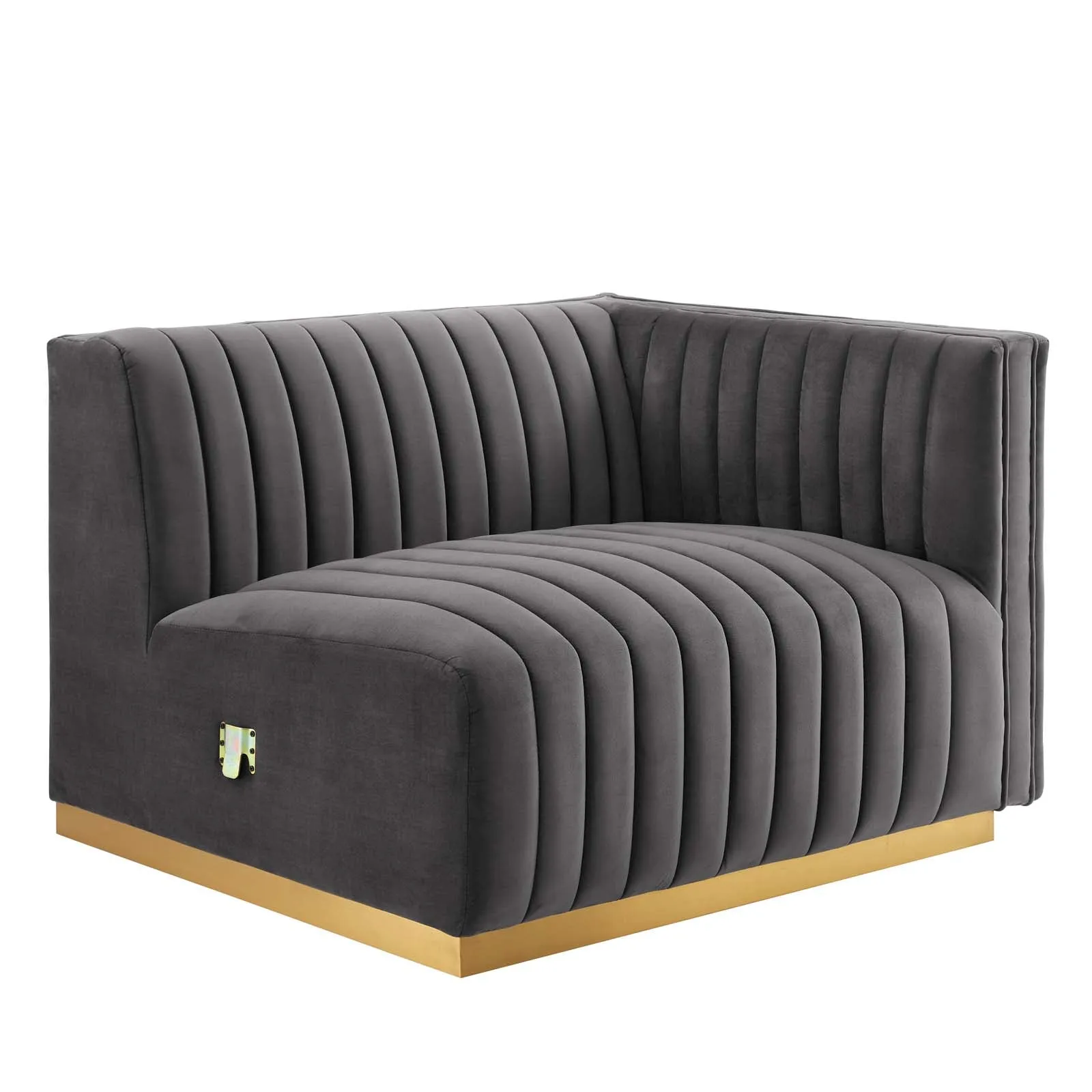 Conjure Channel Tufted Performance Velvet 4-Piece Sofa by Modway