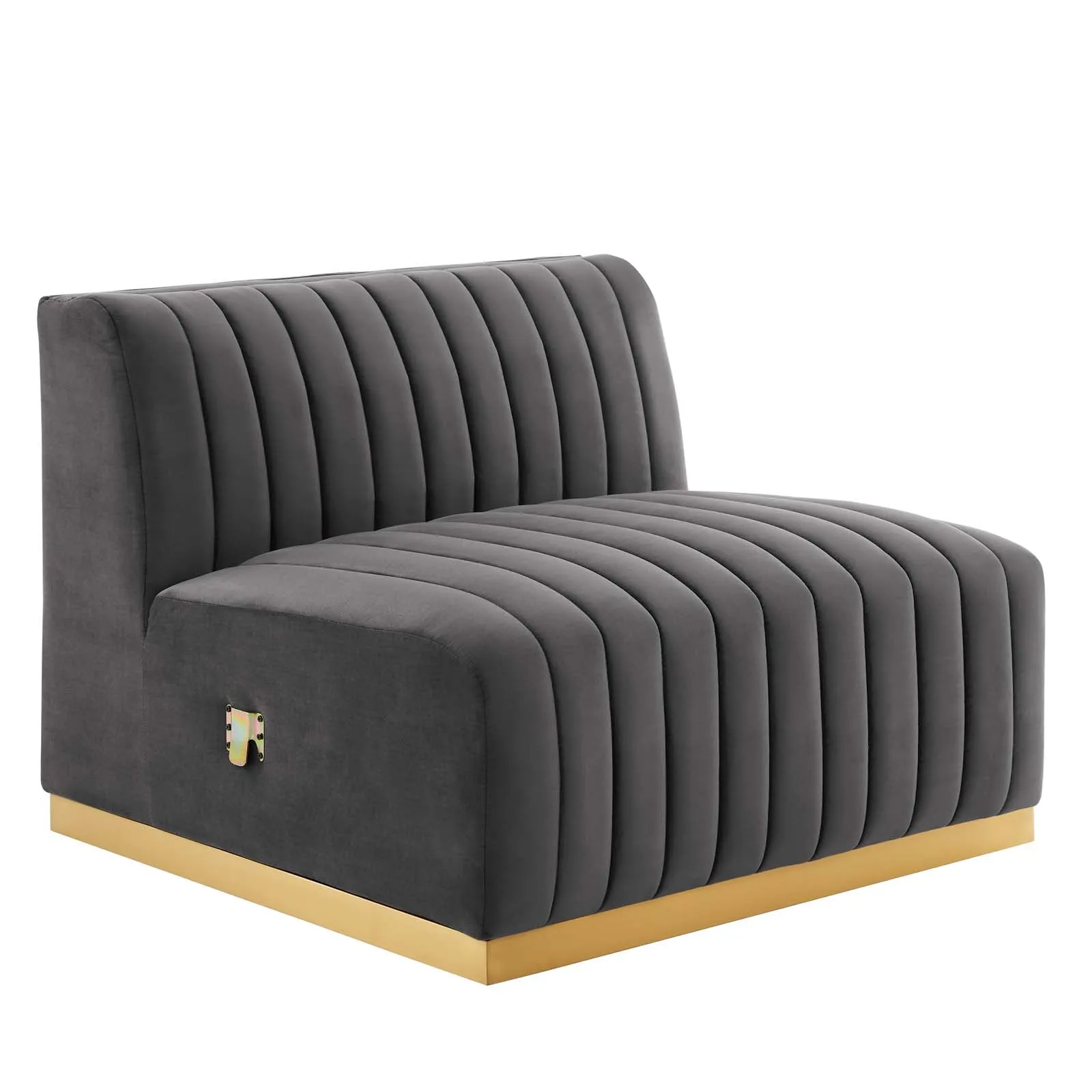 Conjure Channel Tufted Performance Velvet 4-Piece Sofa by Modway