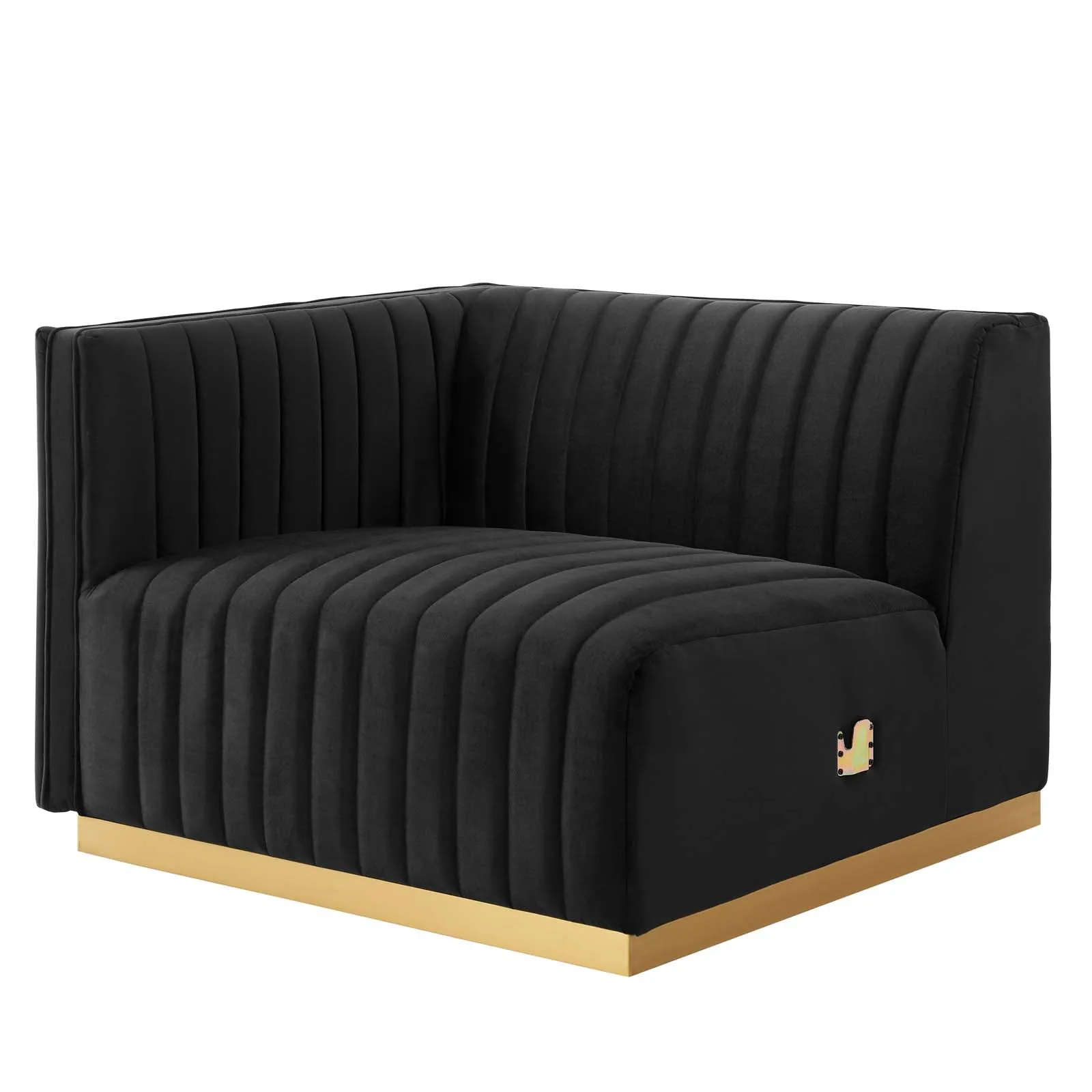 Conjure Channel Tufted Performance Velvet 4-Piece Sofa by Modway