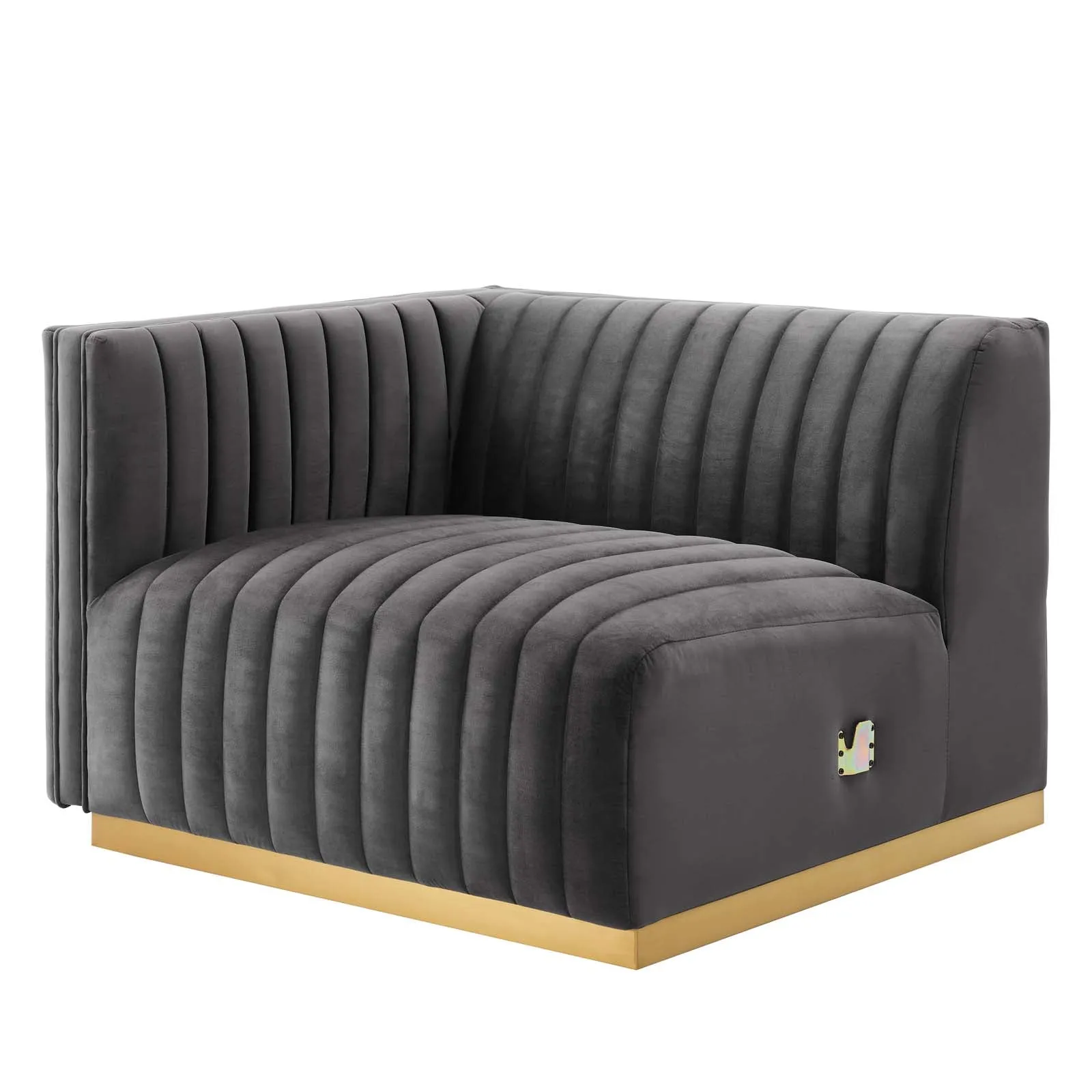 Conjure Channel Tufted Performance Velvet 4-Piece Sofa by Modway