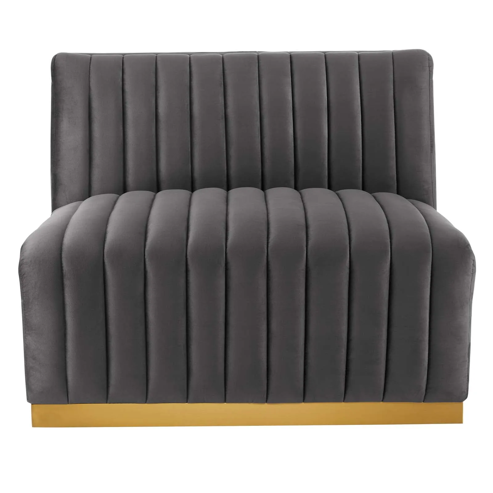 Conjure Channel Tufted Performance Velvet 4-Piece Sofa by Modway