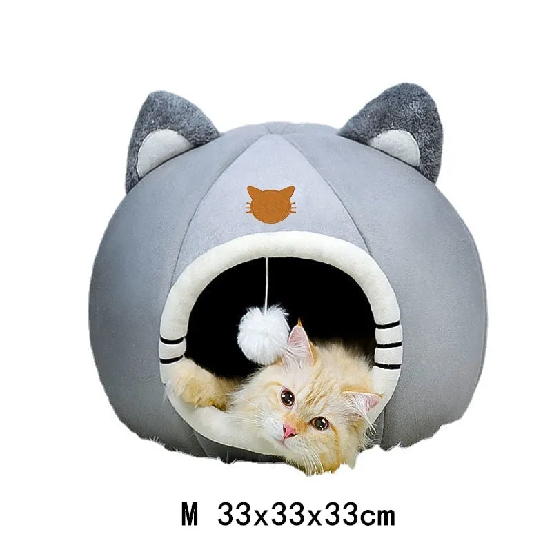 Cozy Cave Cat Bed House Tent