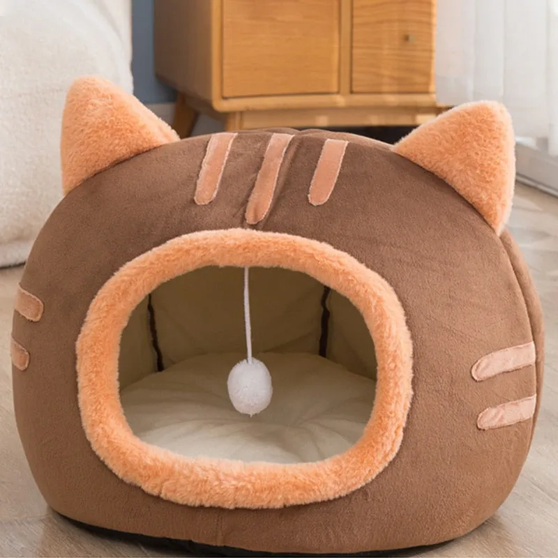 Cozy Cave Cat Bed House Tent