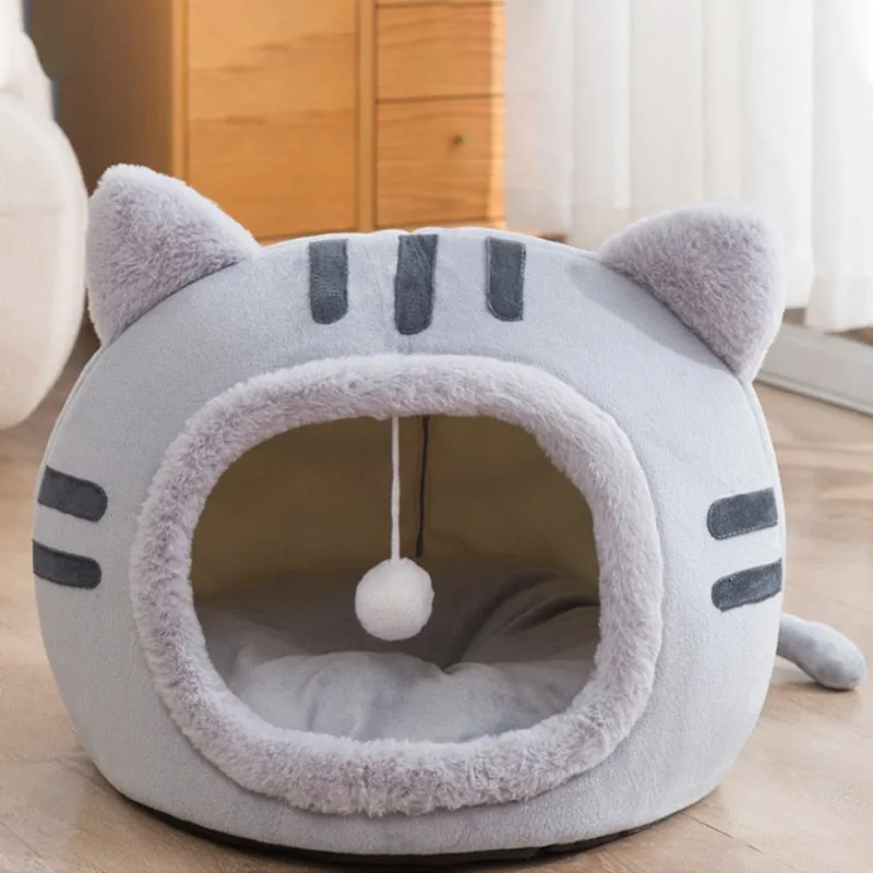 Cozy Cave Cat Bed House Tent